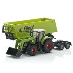 Siku traktors ar priekšējo lādētāju + Fliegl treileris цена и информация | Игрушки для мальчиков | 220.lv