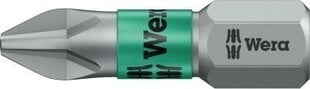 Насадка BTZ PH 1x25 мм, Wera 05056420001, 10 шт. цена и информация | Механические инструменты | 220.lv