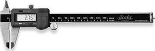 Elektroniskais bīdmērs Scala 200 mm cena un informācija | Rokas instrumenti | 220.lv