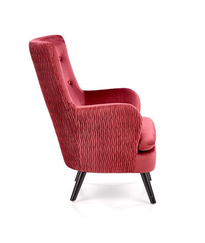 Krēsls Halmar Ravel, sarkans cena un informācija | Atpūtas krēsli | 220.lv