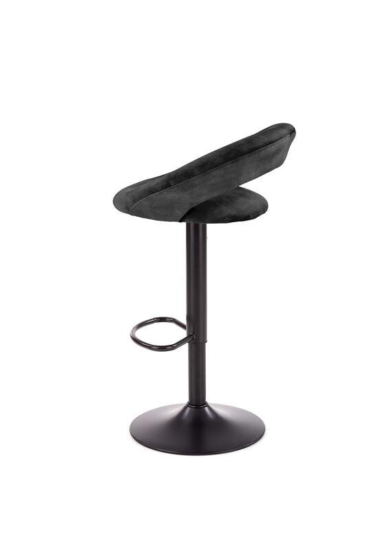 2-u krēslu komplekts Halmar H102, melns cena un informācija | Virtuves un ēdamistabas krēsli | 220.lv