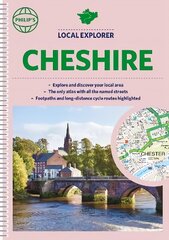 Philip's Local Explorer Street Atlas Cheshire: (Spiral edition) цена и информация | Путеводители, путешествия | 220.lv