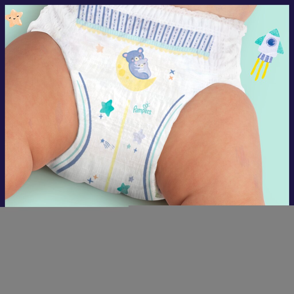 Autiņbiksītes - biksītes Pampers Night Pants Monthly Pack, 6. izmērs, 15+ kg, 76 gab. цена и информация | Autiņbiksītes | 220.lv