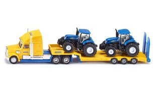 Тягач с 2 тракторами New Holland Siku, 1805 цена и информация | Игрушки для мальчиков | 220.lv