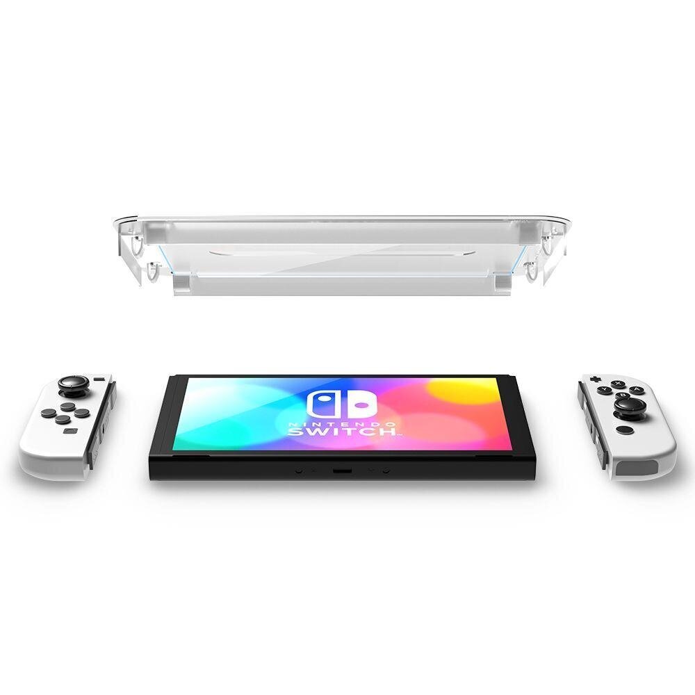 Aizsargājošs rūdīts stikls Nintendo Switch OLED cena un informācija | Gaming aksesuāri | 220.lv