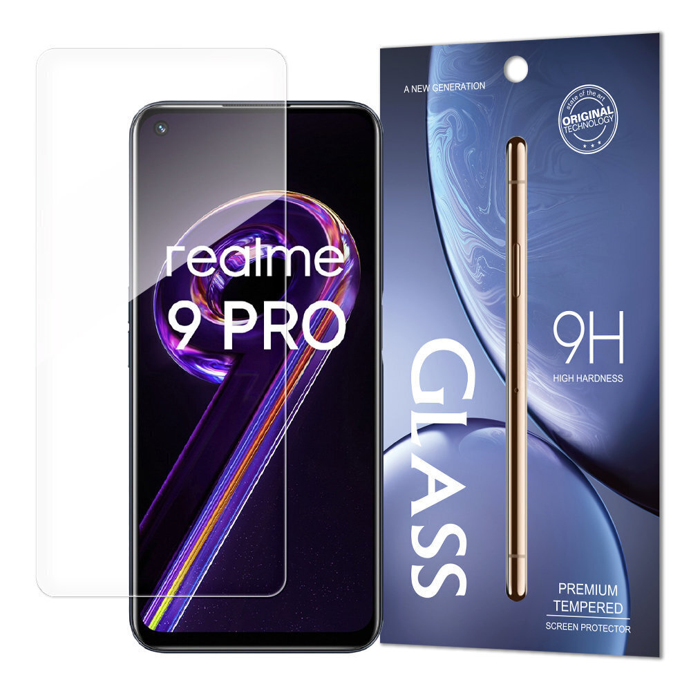 Tempered 9H Realme 9 Pro cena un informācija | Ekrāna aizsargstikli | 220.lv