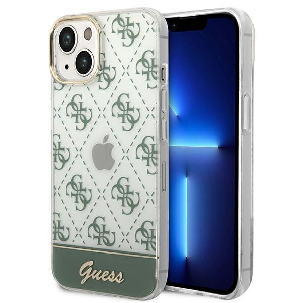 Guess GUHCP14MHG4MHA iPhone 14 Plus, zaļš cena un informācija | Telefonu vāciņi, maciņi | 220.lv