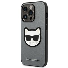 Karl Lagerfeld KLHCP14XSAPCHG iPhone 14 Pro Max, pelēks цена и информация | Чехлы для телефонов | 220.lv