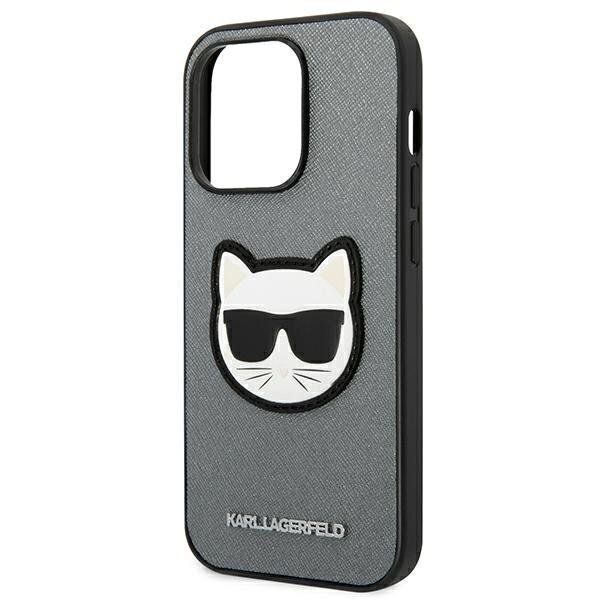 Karl Lagerfeld KLHCP14XSAPCHG iPhone 14 Pro Max, pelēks цена и информация | Telefonu vāciņi, maciņi | 220.lv