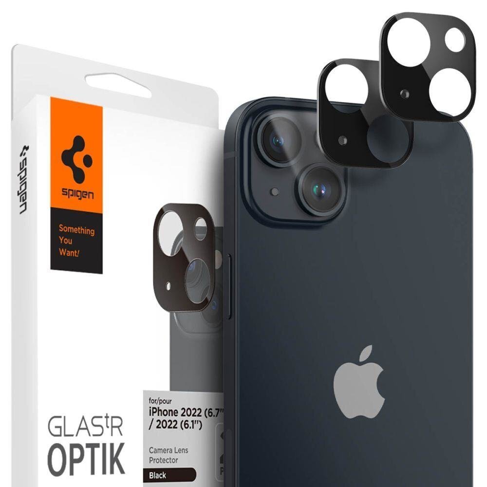 Spigen Optik kameras aizsargs iPhone 14/14 Plus cena un informācija | Ekrāna aizsargstikli | 220.lv