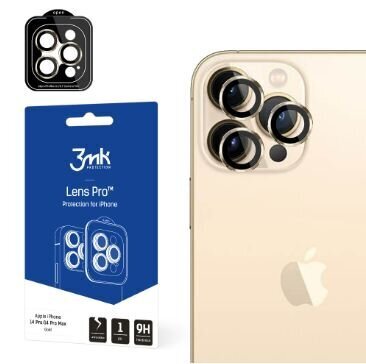 3MK kameras aizsargs priekš Apple iPhone 14 Pro/14 Pro Max cena un informācija | Ekrāna aizsargstikli | 220.lv