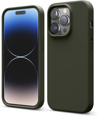 Apple iPhone 14 Pro aizsargvāciņš (real liquide silicone Easy Clean) zaļš - Seaweed цена и информация | Чехлы для телефонов | 220.lv