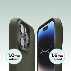 Apple iPhone 14 Pro aizsargvāciņš (real liquide silicone Easy Clean) zaļš - Seaweed cena un informācija | Telefonu vāciņi, maciņi | 220.lv
