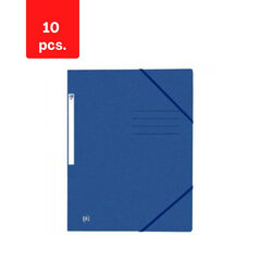 Папка для документов на резинке ELBA OXFORD, А4, картон, в упаковке 10 шт., синяя сп. цена и информация | Канцелярия | 220.lv