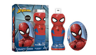 Komplekts Spider-Man zēniem: šampūns-dušas želeja, 400 ml + sūklis цена и информация | Косметика для мам и детей | 220.lv