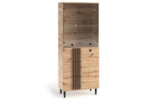 Витрина ADRK Furniture LIV06, коричневый цвет цена и информация | Витрины, серванты | 220.lv