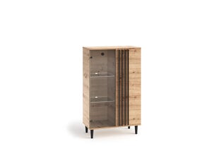 Витрина ADRK Furniture LIV02, коричневый цвет цена и информация | Витрины, серванты | 220.lv