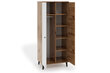 Skapis ADRK Furniture CLE06, brūns/balts цена и информация | Skapji | 220.lv