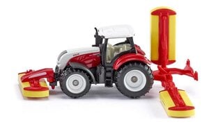 SIKU traktors – pļaujmašīna Steyr cena un informācija | Rotaļlietas zēniem | 220.lv
