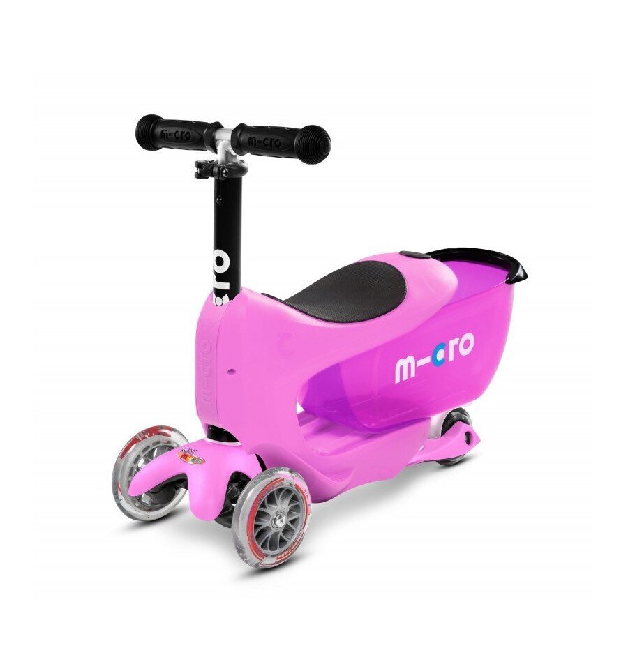 Bērnu skrejritenis Micro Mini2go Deluxe - Pink cena un informācija | Skrejriteņi | 220.lv