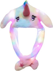 Cepure Bunny Ears Unicorn цена и информация | Шапки, перчатки, шарфы для девочек | 220.lv