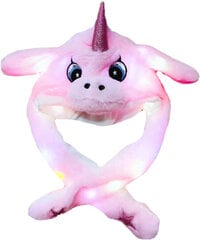 Cepure Bunny Ears Unicorn цена и информация | Шапки, перчатки, шарфы для девочек | 220.lv