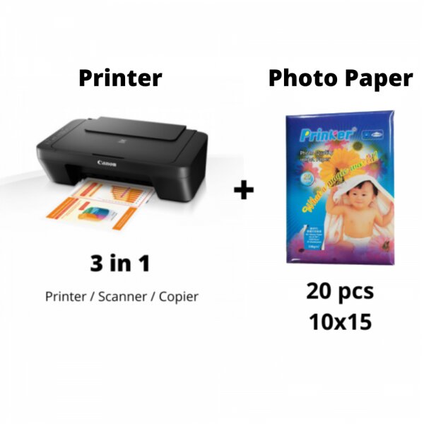 Canon Pixma MG2550S MFP Printer / Scanner / Copier Inkjet Colour + Paper cena un informācija | Printeri un daudzfunkcionālās ierīces | 220.lv