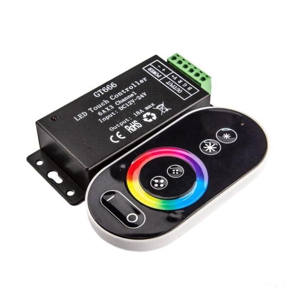 RGB Touch Controller 29, 6 taustiņi - cena un informācija | LED lentes | 220.lv