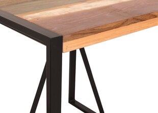 Стол Fiume, 70 x 70 см, коричневый цена и информация | Кухонные и обеденные столы | 220.lv