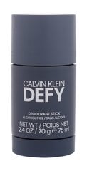 Карандашный дезодорант Calvin Klein Defy для мужчин, 75 мл цена и информация | Дезодоранты | 220.lv