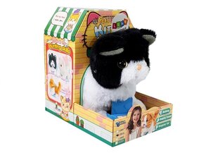 Интерактивный котенок, черно-белый цена и информация | Мягкие игрушки | 220.lv