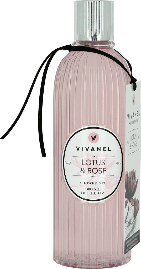 Dušas želeja Vivanel Lotus & Rose, 300 ml цена и информация | Dušas želejas, eļļas | 220.lv