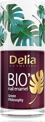 Nagu laka Delia Delia Cosmetics Bio Green Philosophy nr 614 Plum, 11ml cena un informācija | Nagu lakas, stiprinātāji | 220.lv