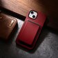 iCarer Leather iPhone 14 Plus red (MagSafe compatible) цена и информация | Telefonu vāciņi, maciņi | 220.lv