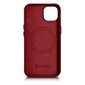 iCarer Leather iPhone 14 Plus red (MagSafe compatible) cena un informācija | Telefonu vāciņi, maciņi | 220.lv
