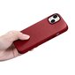 iCarer Leather iPhone 14 Plus red (MagSafe compatible) цена и информация | Telefonu vāciņi, maciņi | 220.lv