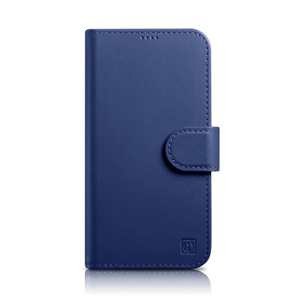 iCarer 2in1 iPhone 14 Pro Max Leather Flip Anti-RFID blue (WMI14220728-BU) цена и информация | Telefonu vāciņi, maciņi | 220.lv