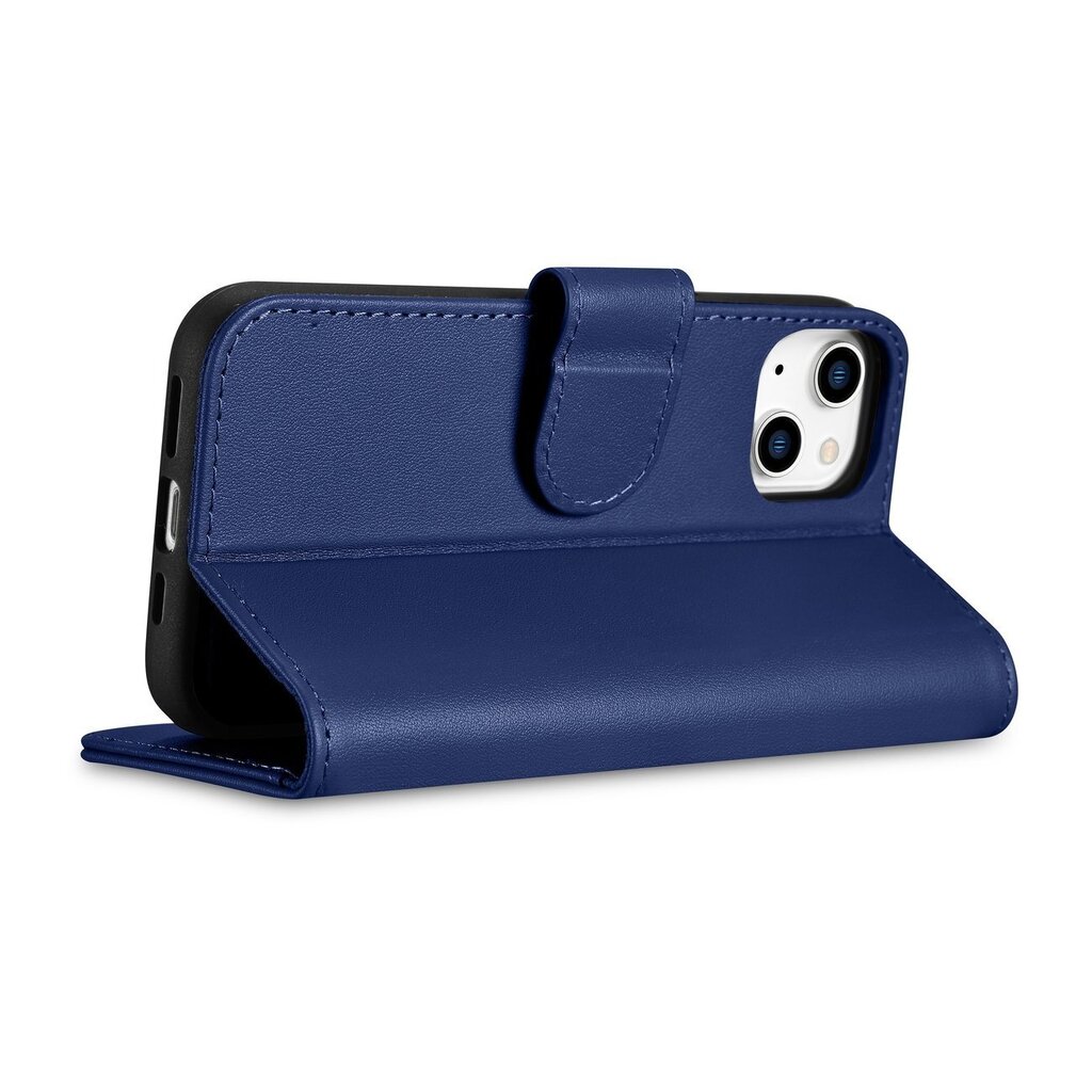 iCarer 2in1 iPhone 14 Plus FlipAnti-RFID blue (WMI14220727-BU) cena un informācija | Telefonu vāciņi, maciņi | 220.lv