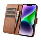 iCarer 2in1 iPhone 14 Plus FlipAnti-RFID Brown (WMI14220727-BN) цена и информация | Telefonu vāciņi, maciņi | 220.lv