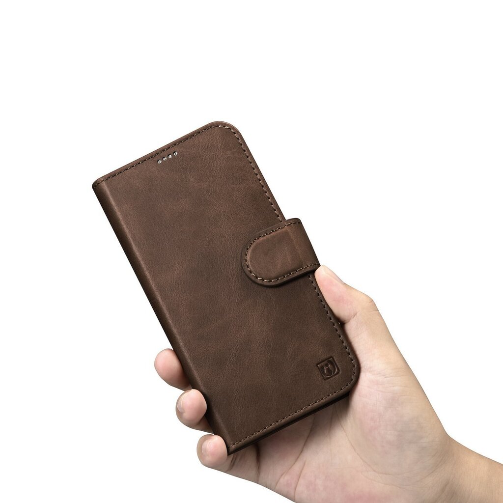 iCarer 2in1 iPhone 14 Plus Leather Flip Anti-RFID brown (WMI14220723-BN) cena un informācija | Telefonu vāciņi, maciņi | 220.lv