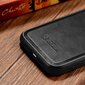 iCarer Leather iPhone 14 Pro Max (MagSafe Compatible) black (WMI14220720-BK) цена и информация | Telefonu vāciņi, maciņi | 220.lv