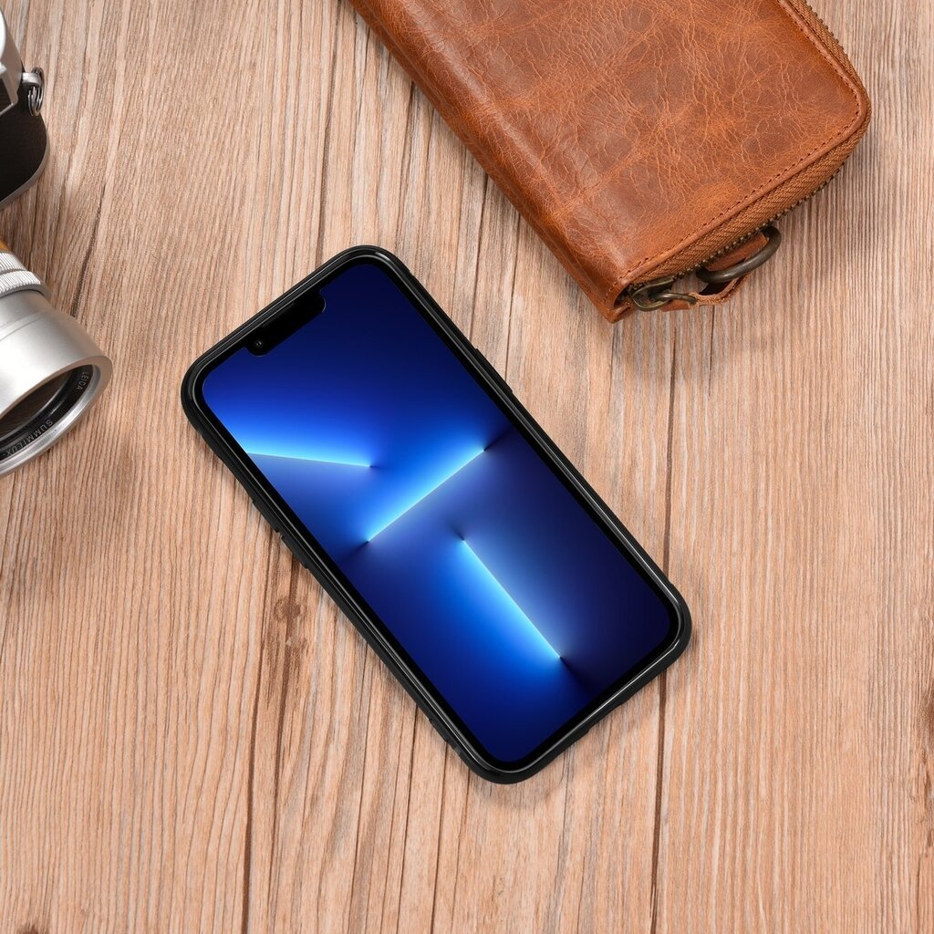iCarer Leather iPhone 14 Plus (MagSafe compatible) blue (WMI14220719-BU) cena un informācija | Telefonu vāciņi, maciņi | 220.lv