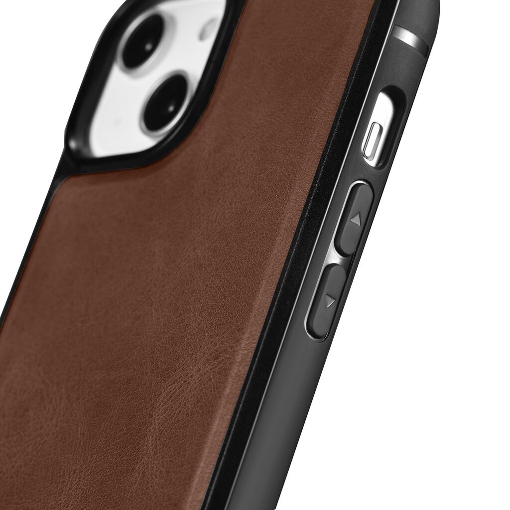 iCarer Leather iPhone 14 Pro (MagSafe compatible) brown (WMI14220718-BN) cena un informācija | Telefonu vāciņi, maciņi | 220.lv