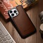 iCarer Leather iPhone 14 Pro (MagSafe compatible) brown (WMI14220718-BN) цена и информация | Telefonu vāciņi, maciņi | 220.lv