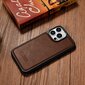 iCarer Leather iPhone 14 Pro (MagSafe compatible) brown (WMI14220718-BN) цена и информация | Telefonu vāciņi, maciņi | 220.lv