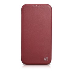 iCarer Leather iPhone 14 Pro Max Flip Magnetic MagSafe Red (WMI14220716-RD) цена и информация | Чехлы для телефонов | 220.lv