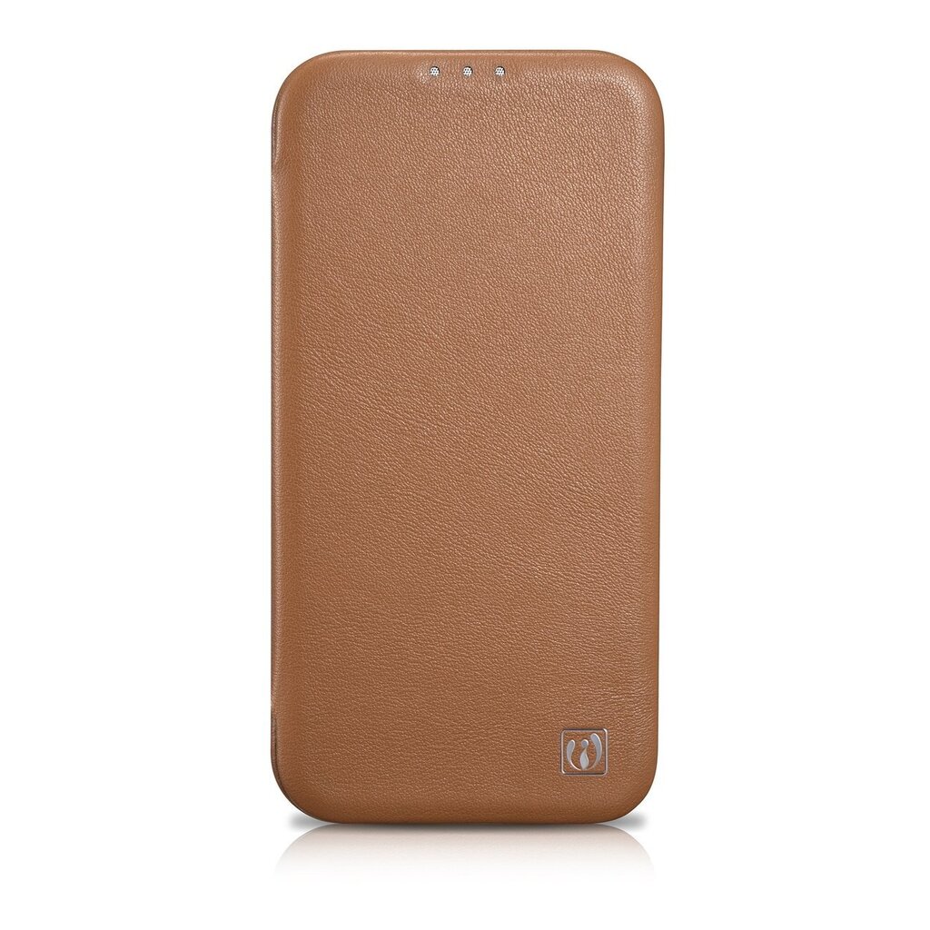 iCarer Leather iPhone 14 Pro Max Flip Magnetic MagSafe Leather Brown (WMI14220716-BN) цена и информация | Telefonu vāciņi, maciņi | 220.lv