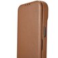 iCarer Leather iPhone 14 Plus Flip Magnetic MagSafe Brown (WMI14220715-BN) cena un informācija | Telefonu vāciņi, maciņi | 220.lv