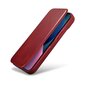 iCarer Leather iPhone 14 Pro Max Flip Magnetic MagSafe Red (AKI14220708-RD) cena un informācija | Telefonu vāciņi, maciņi | 220.lv