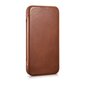 iCarer Leather iPhone 14 Plus magnetic flip MagSafe brown (AKI14220707-BN) cena un informācija | Telefonu vāciņi, maciņi | 220.lv